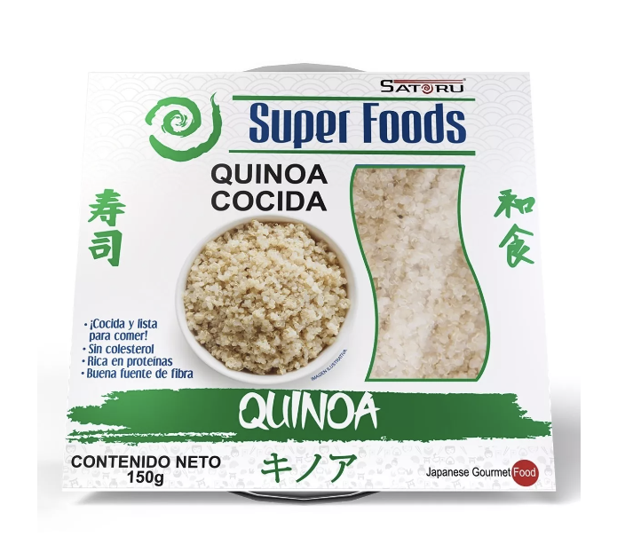4 Pack Quinoa Cocida 150g Satoru C/u (super Foods)