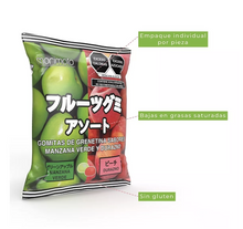 Cargar imagen en el visor de la galería, 6 Bolsas De Gomitas Manzana Verde - Durazno