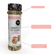 Cargar imagen en el visor de la galería, SAZONADOR CON SALMON FURIKAKE SAKE TARAKO 45 GRS