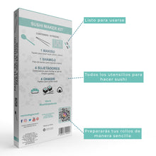 Cargar imagen en el visor de la galería, PAQUETE DE UTENSILIOS PARA HACER SUSHI 10 PZAS