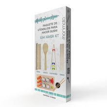 Cargar imagen en el visor de la galería, PAQUETE DE UTENSILIOS PARA HACER SUSHI 10 PZAS