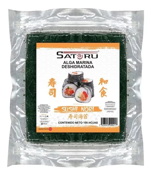 Kit para sushi Morimoto 1 paquete con arroz, vinare de arroz, alga