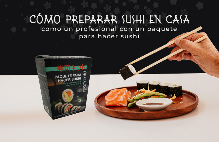 Cómo preparar sushi en casa como un profesional con un paquete para hacer sushi